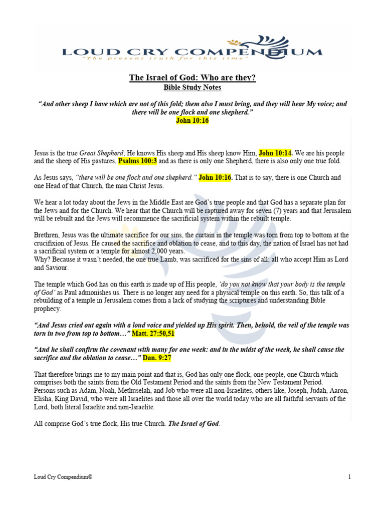 The Israel Of God