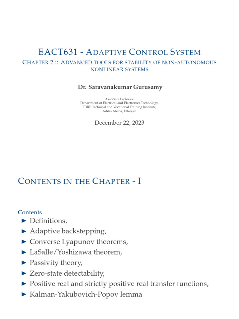 Chapter2 Adcs Pdf Stability Theory Matrix Mathematics