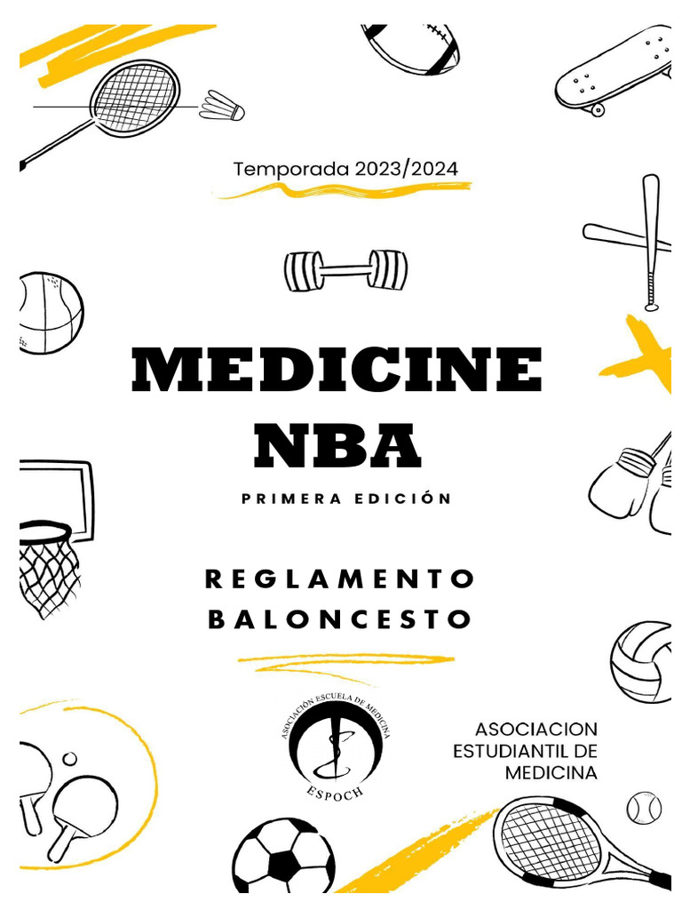 Reglamento Basquét Medicine Nba 2023 PDF Deportes
