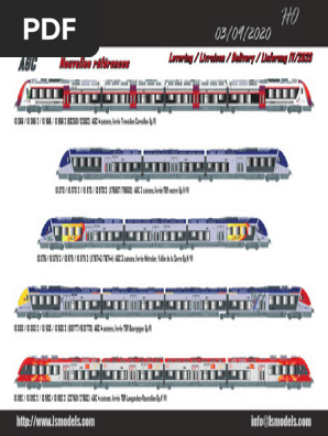 LS MODELS 10075 HO - AGC 3 éléments METROLOR Ep V Vi Sncf Ls Models Fr Id26826