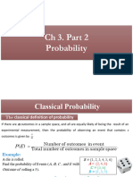 Chapter 3 Part 2 and 3 (Probability)