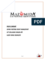 Mazmida Catering - Profile Syarikat