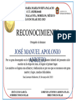 Formato de Reconocimientos en Power Point