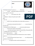 Sci, Prep 2 Revision