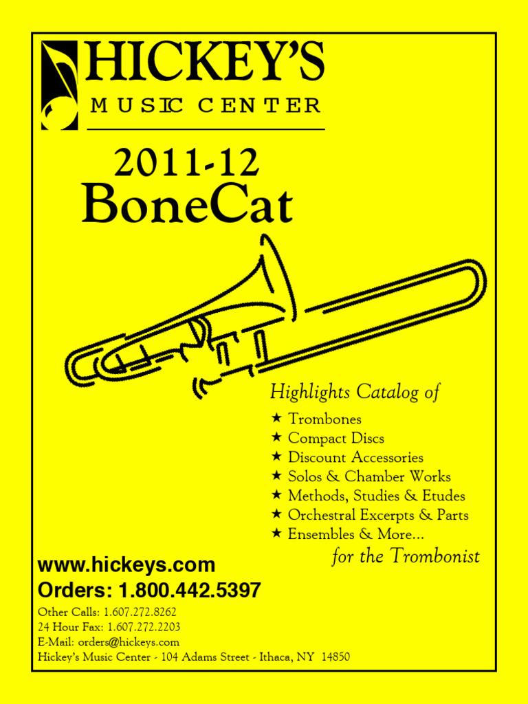 Bonecat | PDF | Trombone | Brass Instruments