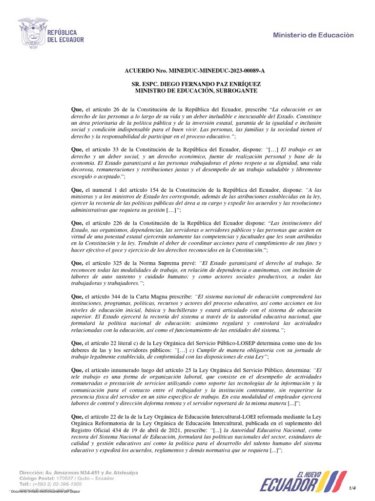 Mineduc Mineduc 2023 00089 A | PDF