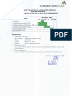 Timeline Pelaksanaan Assessment Internal