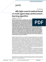 A Traffic Light Control Method Based On Multi Agent Deep Reinforcement Learning Algorithm