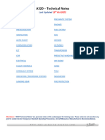 a320 Technical Notes