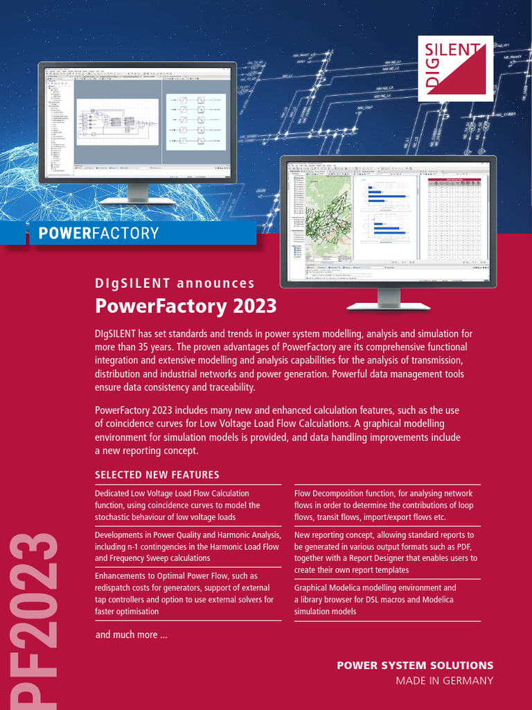 PowerFactory2023 Highlights en | PDF | Computing | Electrical Engineering