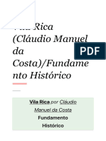 001-Vila Rica (Cláudio Manuel Da Costa) /fundamento Hi