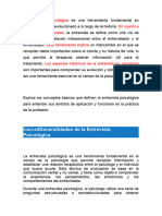 La Entrevista Psicológica Es Una Herramienta Fundamental en Psicología Que Ha Evolucionado A Lo Largo de La Historia