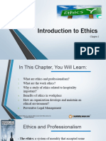 Chapter 1 اخلاقيات مهنة