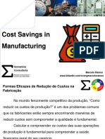 Treinamento Cost Savings in Manufacturing