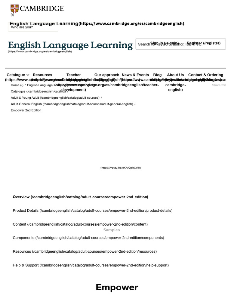 Empower: English Language Learning | PDF