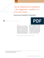 Uso Da Cefalometria em Ortodontia - o Valor Diagnóstico, Científico e Os Erros Mais Comuns