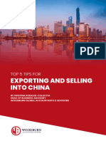 E-Book Top 5 Tips For Exporting and Selling Into China