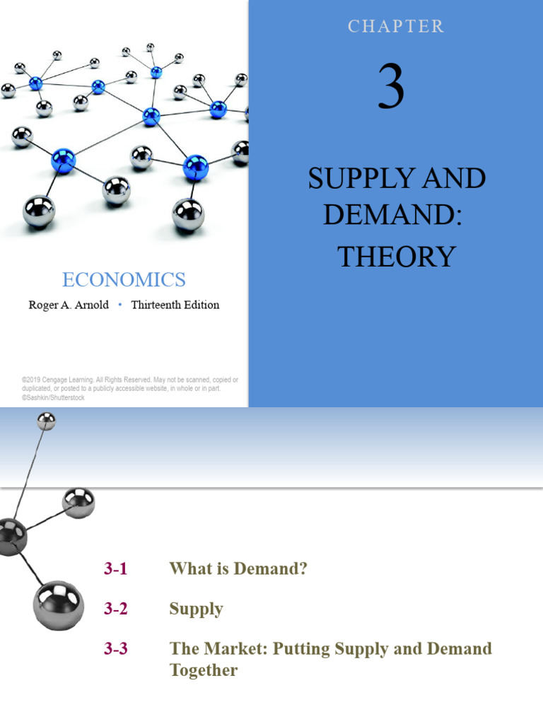 Supply and Demand Theory Overview | PDF | Economic Equilibrium | Demand