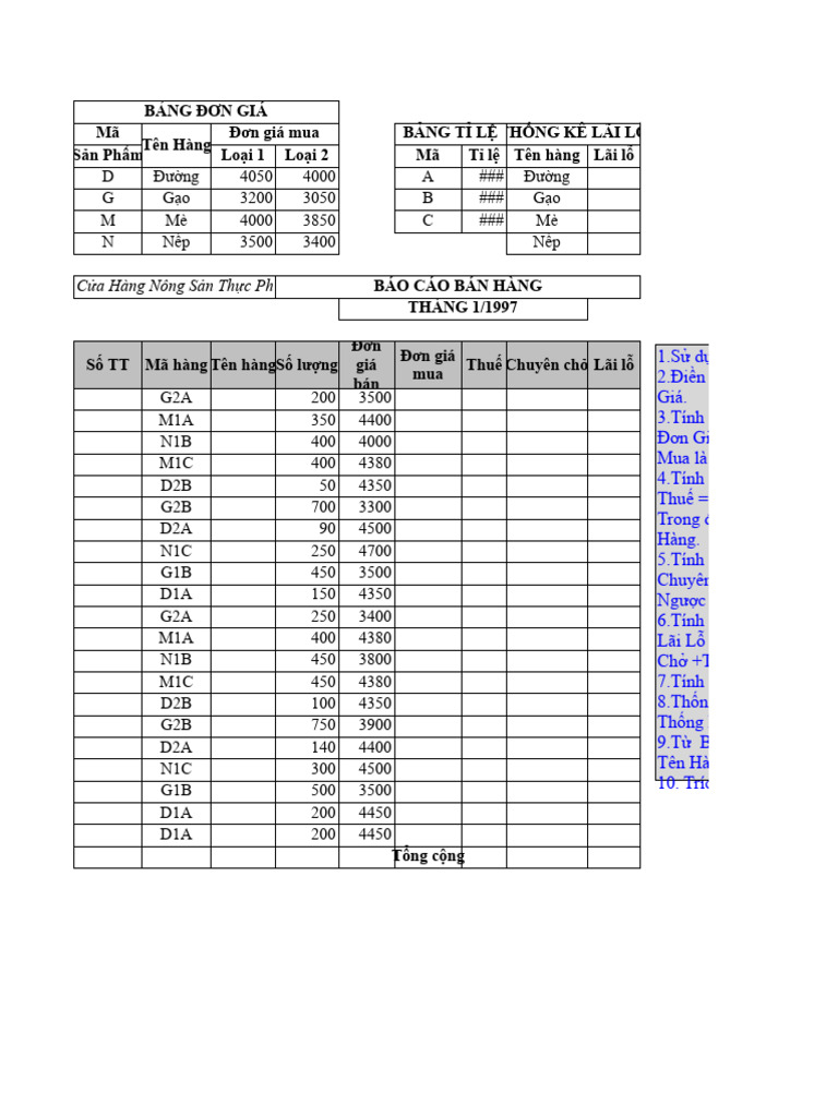 Bai tap excel tong hop 1 pdf