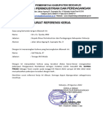 Surat Referensi Kerja: PRESISI Sebagai Team Leader Pada Tanggal 05 Maret 2022 Sampai 24 Mei 2022 Telah