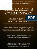 MacLarens Commentary (Expositions of Holy Scripture) 32 Books in 1 Volume. An Expositors Bible Commentary (Alexander Maclaren (Maclaren, Alexander) ) (Z-Library)
