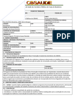 Plano de Trabalho - Parceria Cbma - Cbsaude