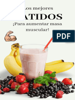 Los Mejores Batidos para Aumentar Masa Muscular