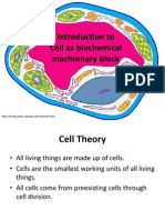 Introduction To Cell As Biochemical Machinnary Block