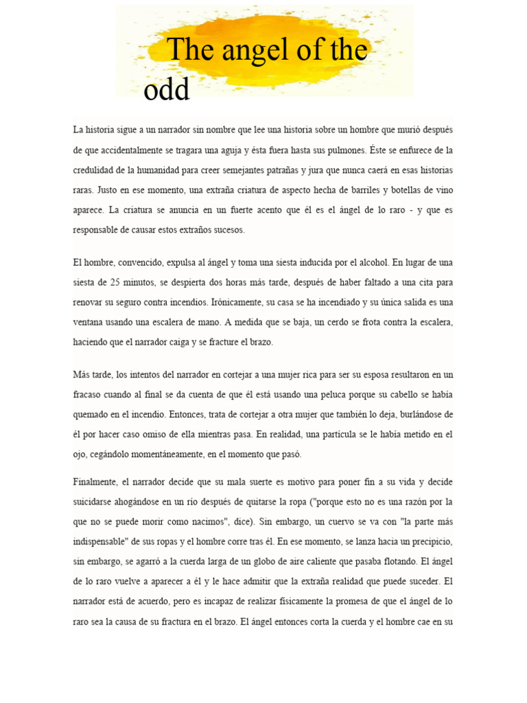 The Angel of Odd PDF