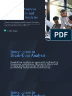 Break-Even Analysis Basic Concepts and Linear Profit Analysis