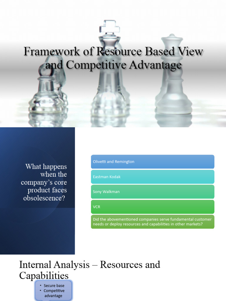 Framework of Resource Based View and Competitive Advantage | PDF ...