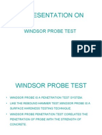 Windsor Probe Test