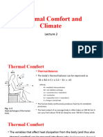 L2 Thermal Comfort and Climate