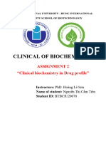 CLINICAL BIOCHEMISTRY IN Drug Profile