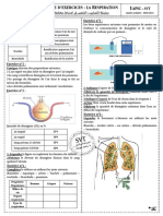 Exercices - 1APIC - La Respiration