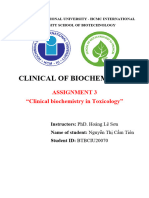 Clinical Biochemistry Toxicology