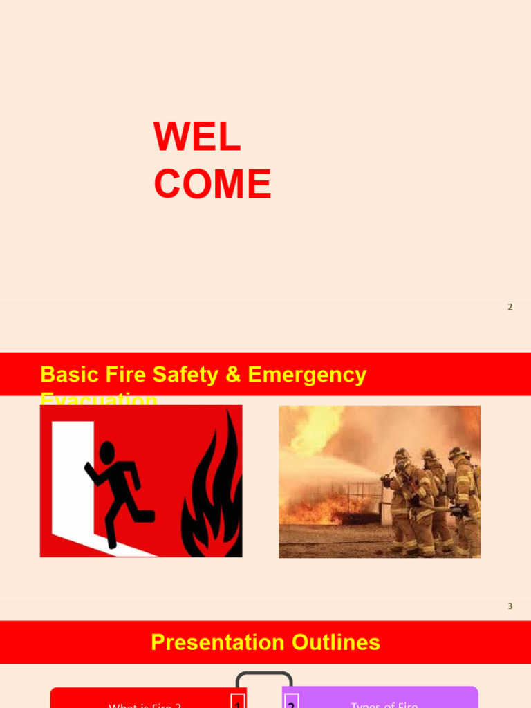 Basic Fire Safety & Emergency Evacuation | Download Free PDF | Fires ...