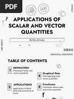 Scalar and Vector Applications