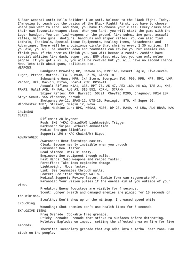 Black Fight! | PDF | Securities | Ballistics