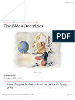  Biden Doctrines