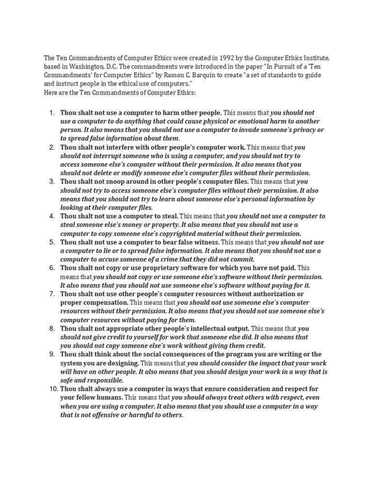 what-are-the-ten-commandments-of-computer-ethics-that-were-created-in