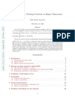 On Symplectic Packing Problems in Higher Dimensions: Kyler Siegel, Yuan Yao