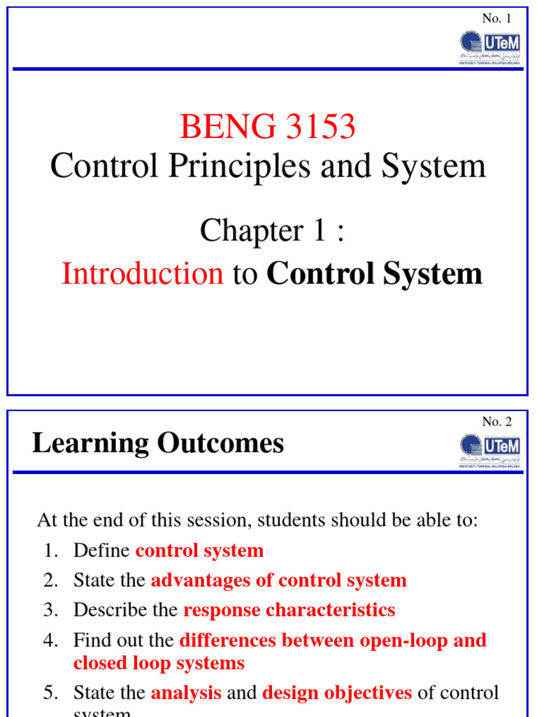 Chapter 1 v1s PDF Control Theory Feedback