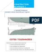 Spécification Fonctionnelles - Cotes Tolérancées