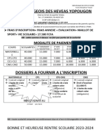 Fiche de Renseignement