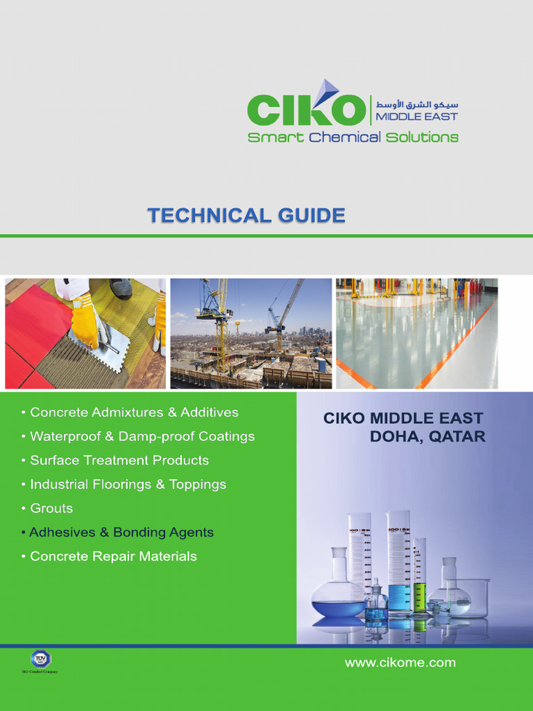 CIKO Middle East: Construction Chemicals Guide | PDF | Business | Home ...