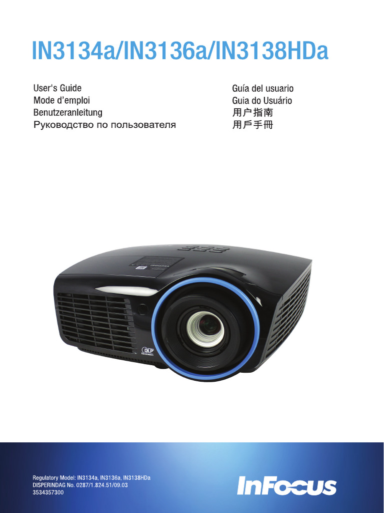 Infocus in3138HDa | PDF