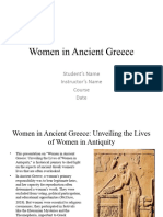 Women in Ancient Greece Final