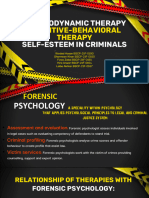 Psychodynamic and CBT + Self Esteem Presentation