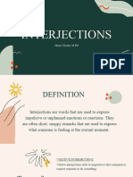 INTERJECTIONS